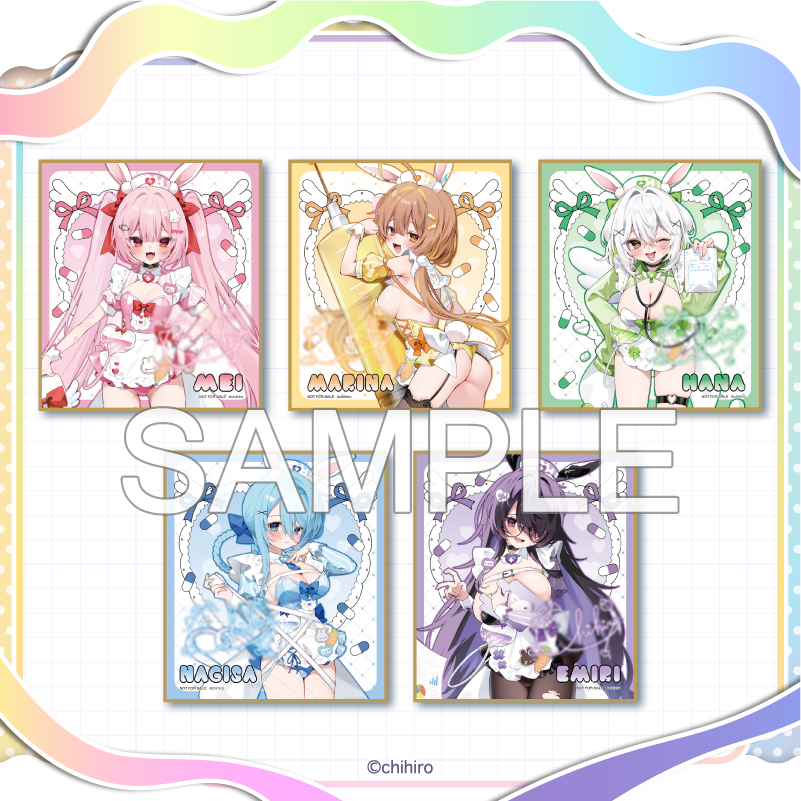 ミニ色紙（デジタル複製サイン入り）